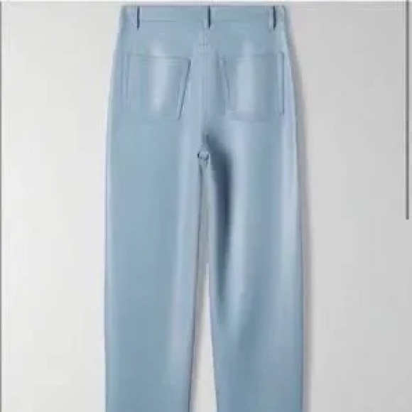 Light blue Melinda pants - leather aritzia - Picture 2 of 8